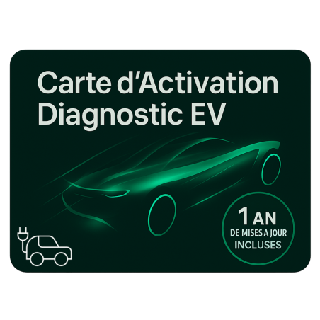 Carte d'activation diagnostic EV