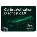 Carte d'activation diagnostic EV