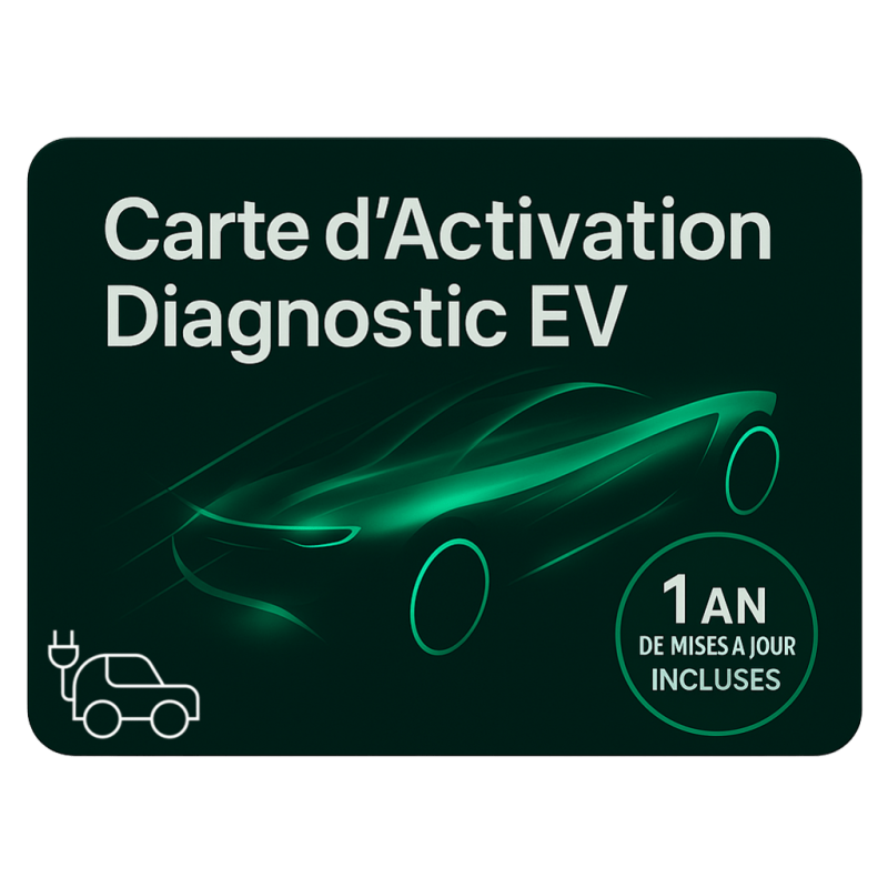 Carte d'activation diagnostic EV